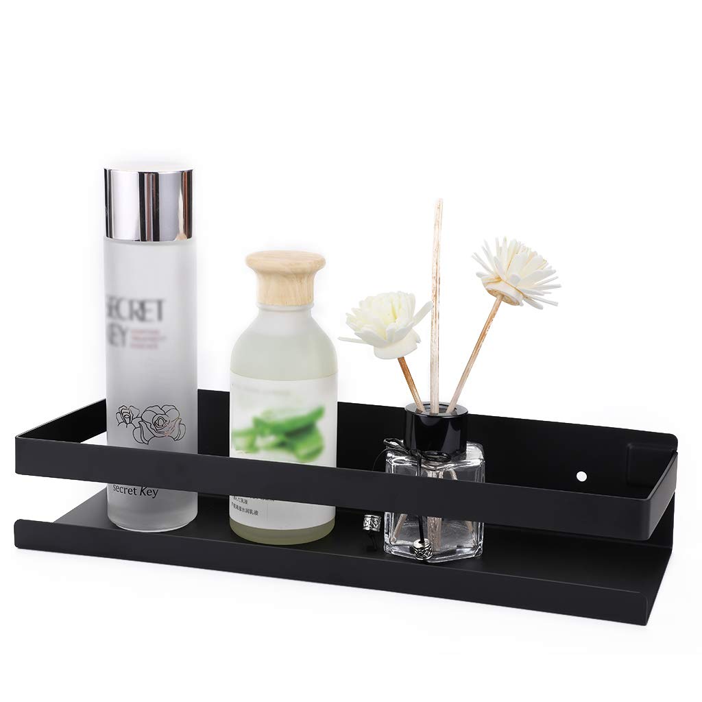 Black Bathroom Shower Shelf Kitchen Rack Storage Shelves Shampoo Holder Organizer