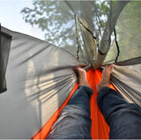 TERRAN Camping Hammock with Mosquito Net - Orange