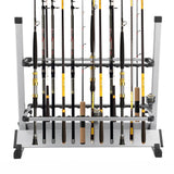 Fishing Rod Rack Holder 24 Rods Storage Holder