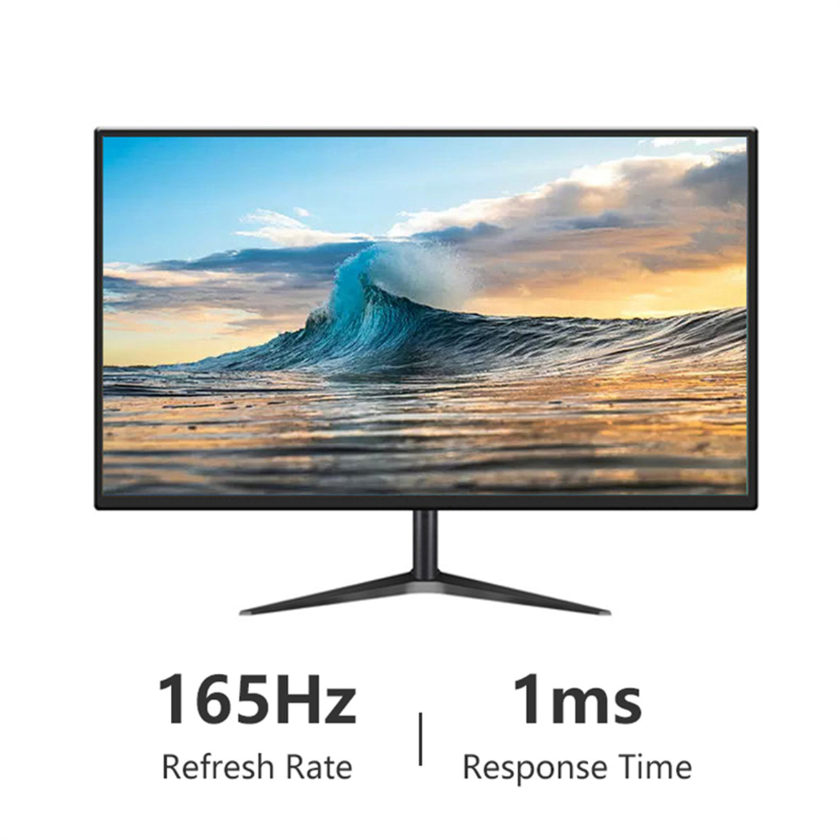 27-Inch QHD LED Gaming Monitor with 165Hz Refresh Rate and 16:9 Aspect Ratio