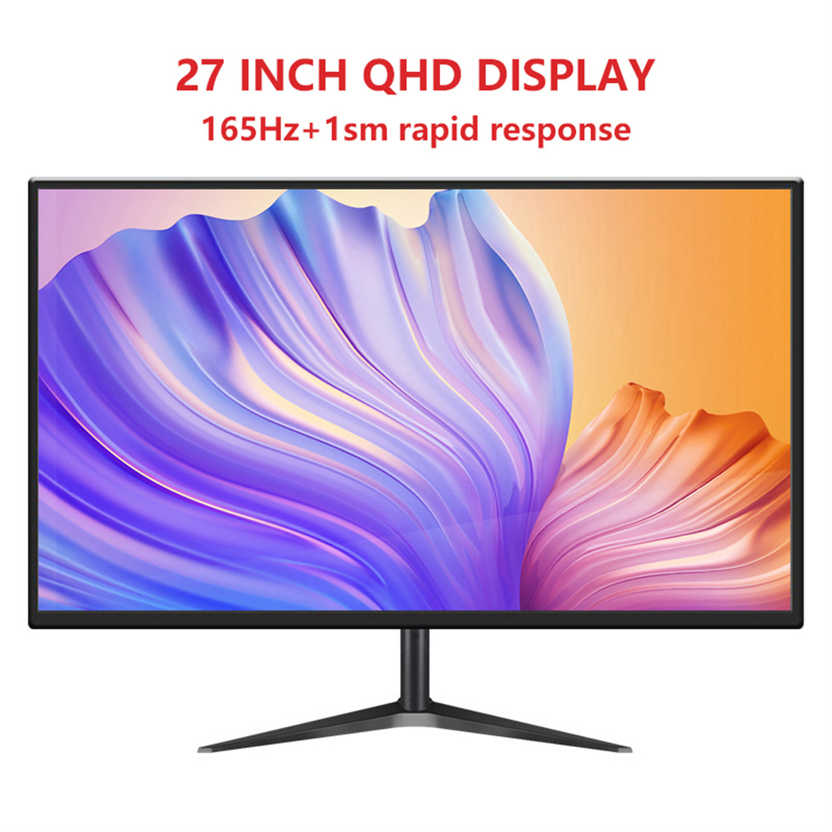 27-Inch QHD LED Gaming Monitor with 165Hz Refresh Rate and 16:9 Aspect Ratio