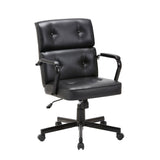 Beverly Home Office Chair In Black PU