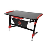 Unigamer RGB Gaming Desk in Red