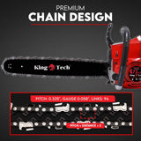 Commercial Petrol Chainsaw 24" Bar Chain Saw Tree Pruning Top Handle