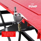 Motorcycle Lift 500kg Table Hydraulic Air Bike Jack Mechanic Stand Hoist Lifter - Close-Up Angle