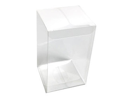 100 Clear PVC Rectangle Cube Boxes - 22x14.5cm Exhibition Display and Gift Packaging (100 Pack)