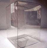 100 Clear PVC Rectangle Cube Boxes - 22x14.5cm Exhibition Display and Gift Packaging (100 Pack)