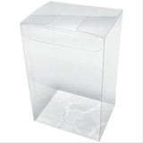 100 Count Clear PVC 5x8cm Folding Boxes for Wedding Gifts, Party Favors, Candy, Chocolates, and Jewelry