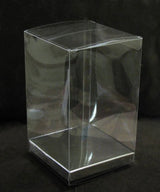 100 Count Clear PVC 5x8cm Folding Boxes for Wedding Gifts, Party Favors, Candy, Chocolates, and Jewelry