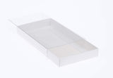 100 Pack Clear Lid White Card Boxes - 17 x 25 x 5cm - Perfect for Gifts, Treats, and Hampers