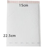 100 Pack - 22.5cm x 15cm Premium White Self-Seal Bubble Mailers for Shipping and Packaging