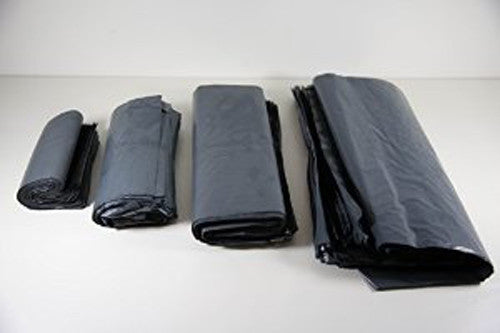 Bulk Pack of 100 Grey Self-Sealing Plastic Courier Bags - 400x300 mm for Shipping and Mailing