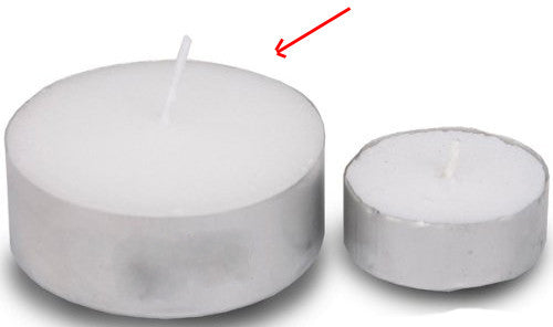 Bulk Pack of 100 Large 6cm Tealight Candles in Silver Foil Cups for Events and Romantic Decor