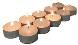 Bulk Pack of 100 Large 6cm Tealight Candles in Silver Foil Cups for Events and Romantic Decor