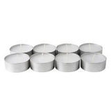 Bulk Pack of Large Tealight Candles 6cm - 200 Silver Foil Cups for Weddings, Parties, and Romantic Settings