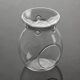 20 Pack of Glass Tealight Candle Burners for Aromatherapy - 14cm High Essential Oil Lamp Set