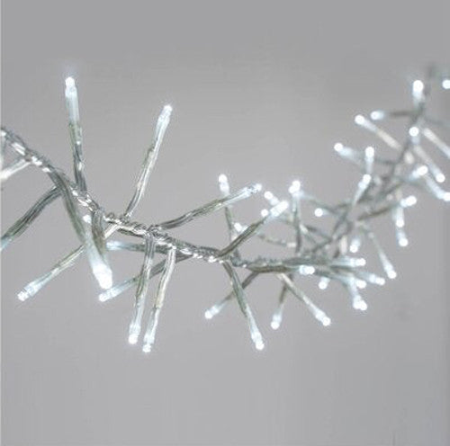 20 LED Battery-Powered Artic White String Lights for Home, Wedding, and Party Decor - 3m Length Fairy Lighting