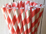 Bulk Eco-Friendly Biodegradable Red and White Paper Drinking Straws - 1000 Pack for Parties, Cafes, and Events