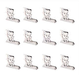 50 Count Silver LOVE Letter Place Card Holders - Perfect for Weddings, Anniversaries, or Engagement Celebrations - 45-Degree Angle