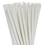 Bulk Pack of 1000 White Biodegradable Paper Drinking Straws for Eco-Friendly Events and Parties