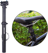 Adjustable ZOOM SPD-801 Dropper Seatpost with 100mm Travel and Thumb Remote Lever - External Cable 30.9mm Diameter