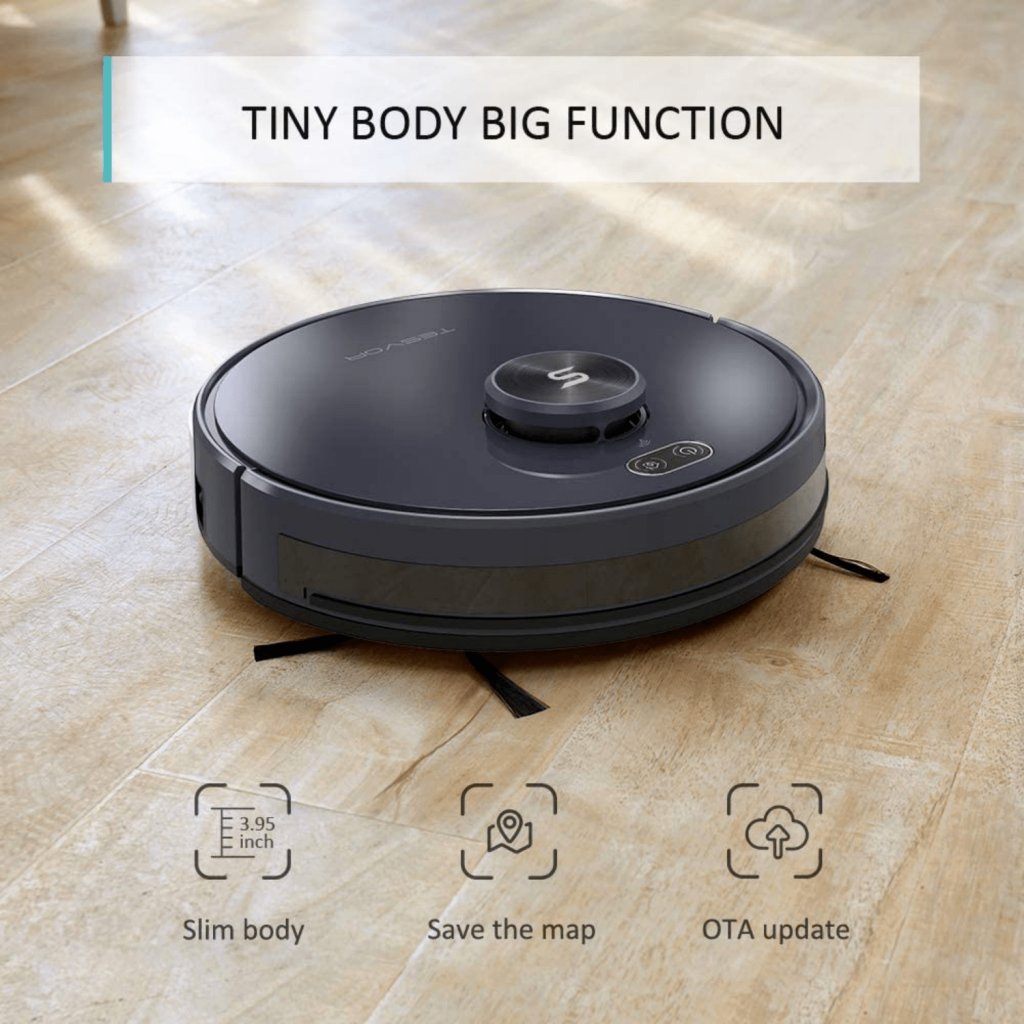 Tesvor S6+ Advanced Robot Vacuum Cleaner and Mop with 2700Pa Suction Power and Smart Laser Navigation