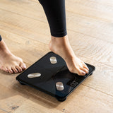 Jade Yoga Harmony Mat- Black & Etekcity Scale for Body Weight and Fat Percentage - Black Bundle