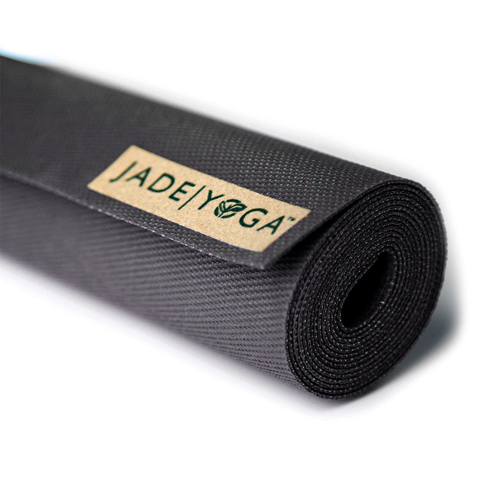 Jade Yoga Voyager Mat - Black & Etekcity Scale for Body Weight and Fat Percentage - Black Bundle