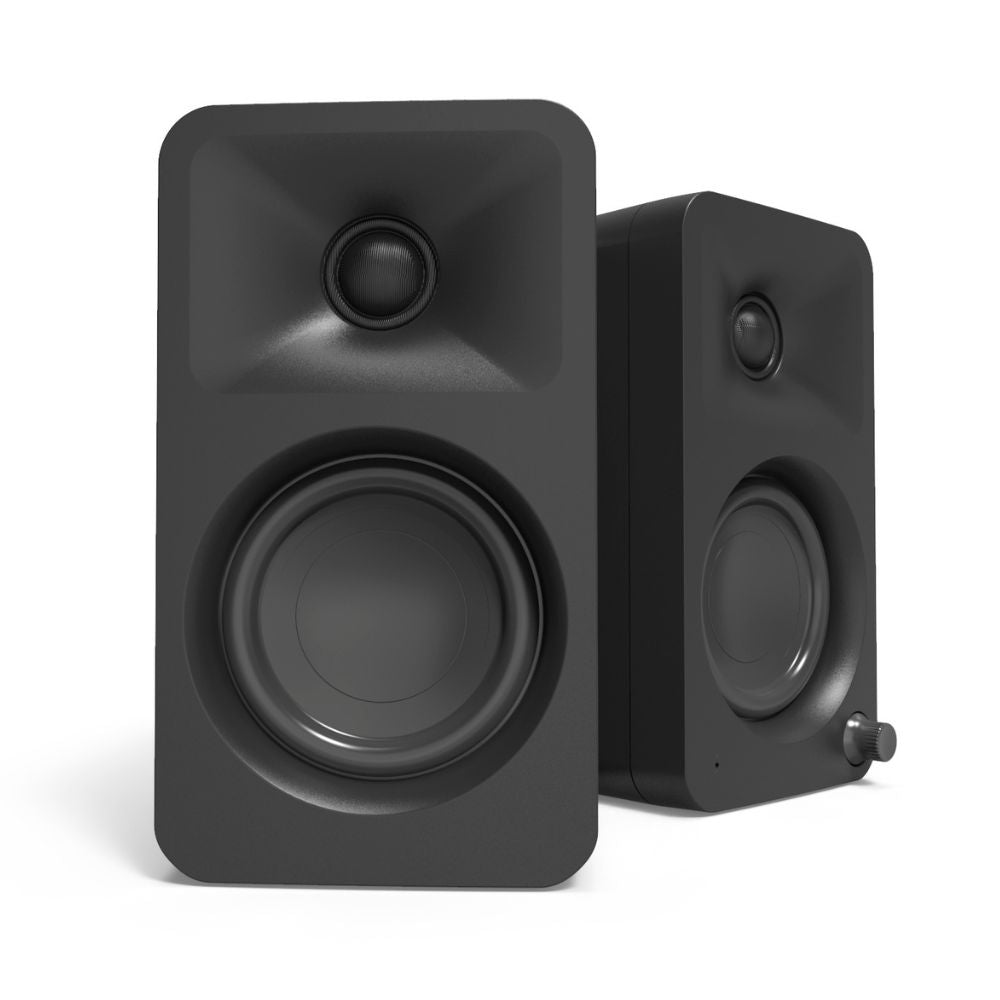 Kanto ORA 100W Powered Reference Desktop Computer Speakers with Bluetooth 5.0 Black