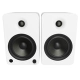 Kanto YU6 200W Powered Bookshelf Speakers with Bluetooth and Phono Preamp - Pair, Matte White