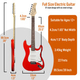 3rd Avenue Electric Guitar Pack - Red - Extra Image