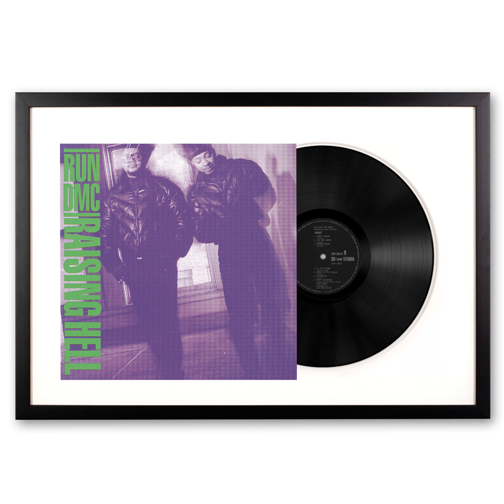 Framed Run DMC Raising Hell Vinyl Album Art