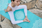 Yoga Design Lab Combo Yoga Mat 1.5mm Mandala Turquoise - Side View