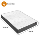 Boxed Comfort Pocket Spring Mattress Queen - Front View