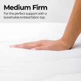 Boxed Comfort Pocket Spring Mattress Queen - Top-Down View