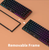 ROYAL KLUDGE RK84 65% Wireless Mechanical Keyboard with Hot-Swap Blue Switches and Three Connection Modes