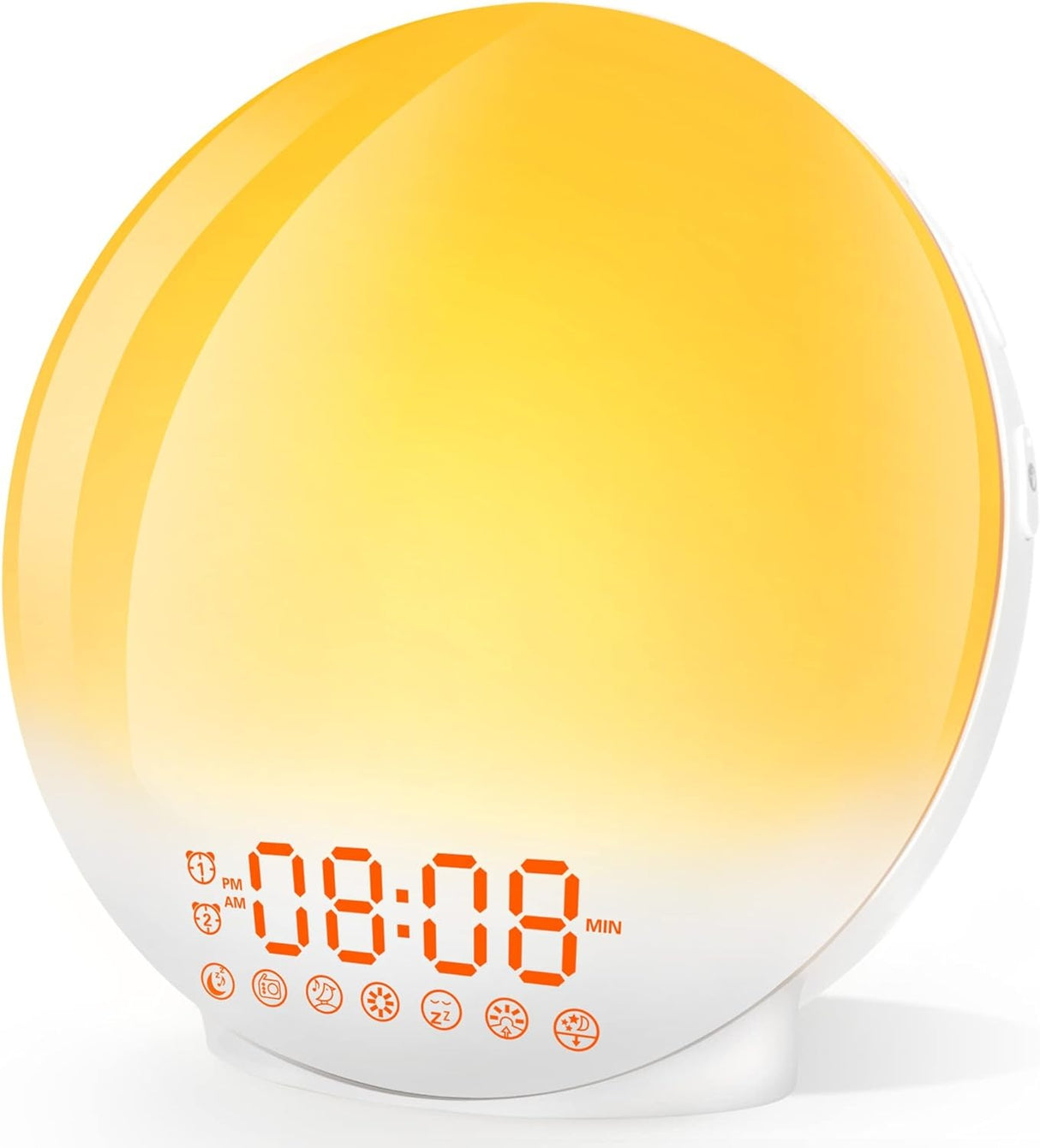 Sunrise Simulation Alarm Clock with Dual Alarms, Snooze, FM Radio & Sleep Aid Features