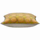 Duffy Geometric Mustard and Grey Throw Pillow Cover