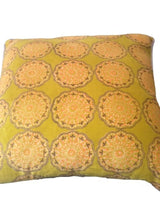 Duffy Geometric Mustard and Grey Throw Pillow Cover