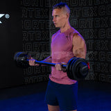 CORTEX Revolock V2 24kg Adjustable Steel Dumbbell Barbell Kettlebell All-in-One (Single) - Front View