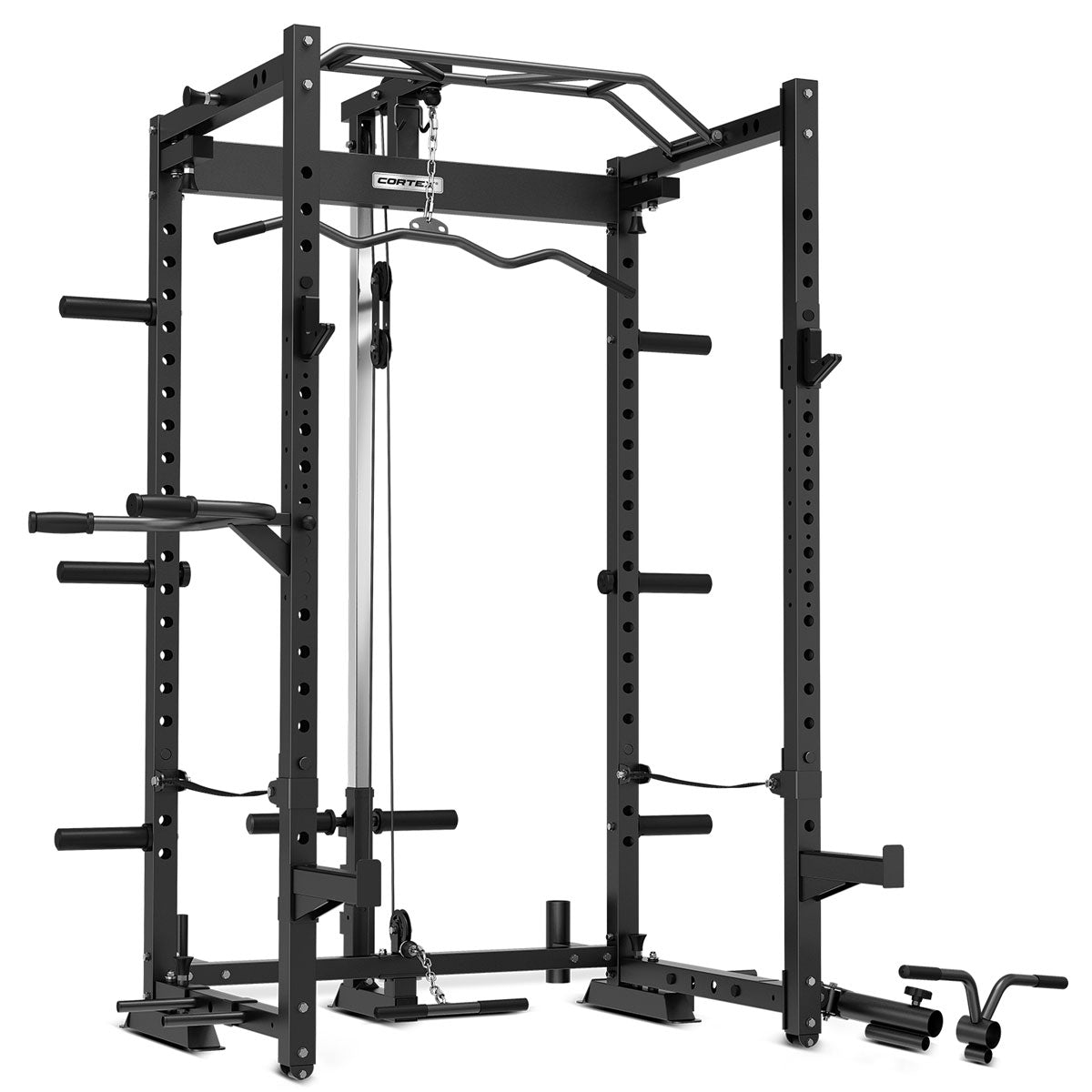 CORTEX PR4 Folding Power Rack with 90kg Standard Tri-Grip Weight and Bar Set