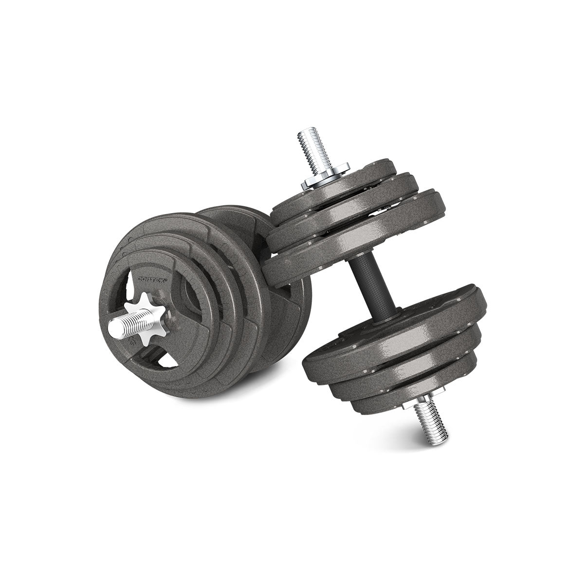 CORTEX PR4 Folding Power Rack with 90kg Standard Tri-Grip Weight and Bar Set