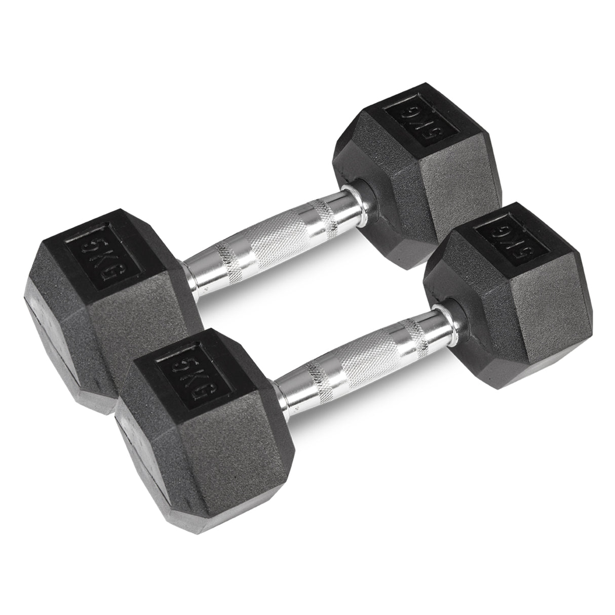 CORTEX 5kg Hex Dumbbell (Pair)