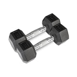 CORTEX 1kg to 3kg Hex Dumbbell Set - Side View