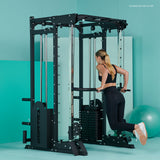 CORTEX SM25 Multi Gym (Dual Stack Functional Trainer, Smith Machine, Half Rack) - 45-Degree Angle