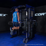 CORTEX SM25 Multi Gym (Dual Stack Functional Trainer, Smith Machine, Half Rack) - Rear View