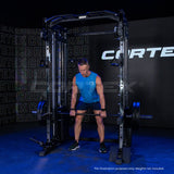 CORTEX SM25 Multi Gym (Dual Stack Functional Trainer, Smith Machine, Half Rack) - Close-Up Angle