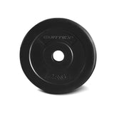 CORTEX 90kg EnduraCast Barbell Weight Set with Weight Tree - Side View