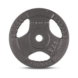 CORTEX 75kg Tri-Grip 25mm Standard Weight Plate Set - Top-Down View