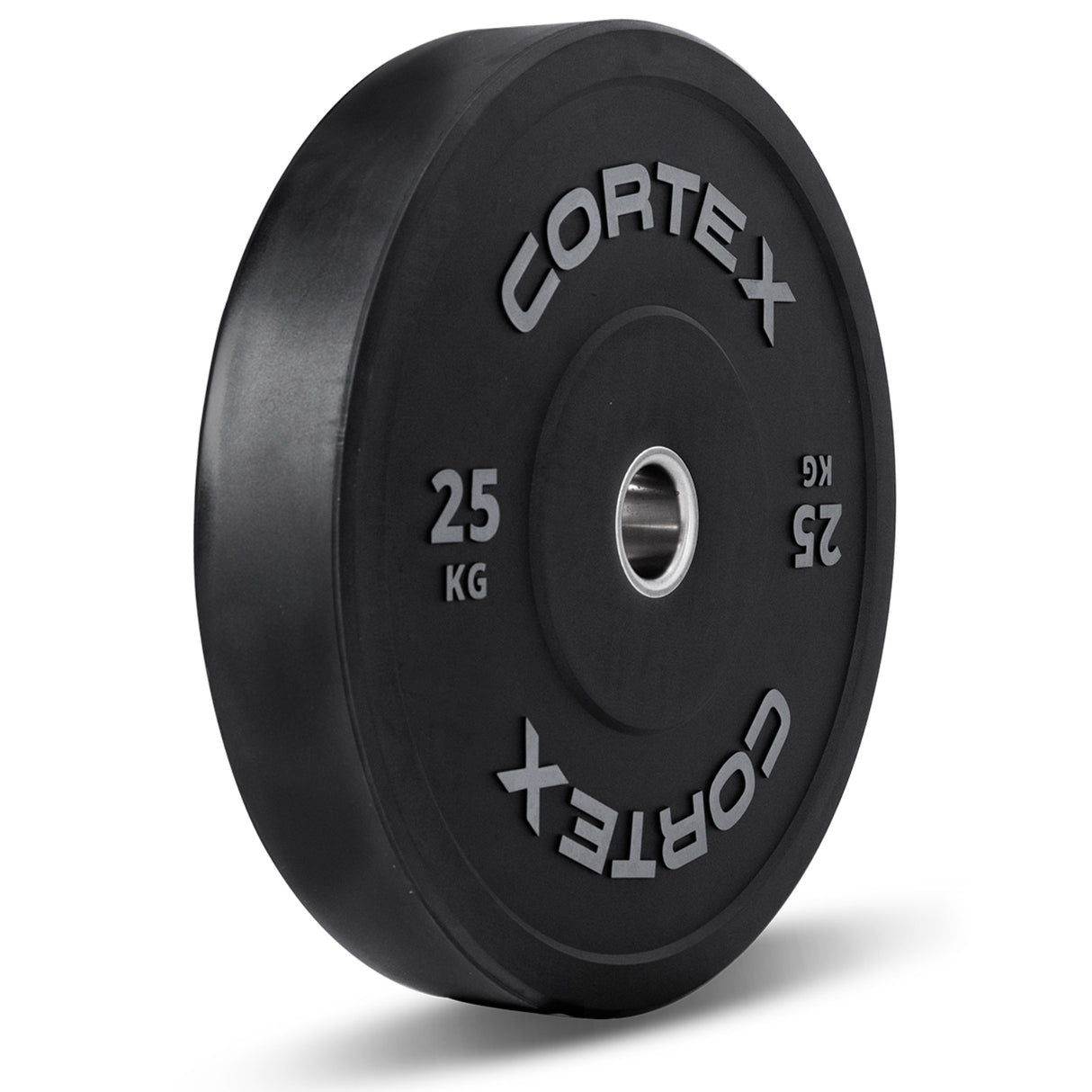 CORTEX 25kg Black Series V2 50mm Rubber Olympic Bumper Plate (Pair)